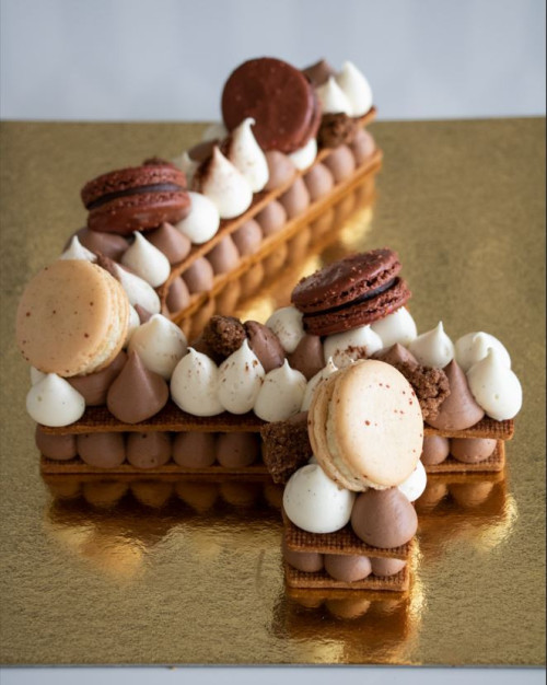 NUMBER CAKE CHOCOLAT VANILLE