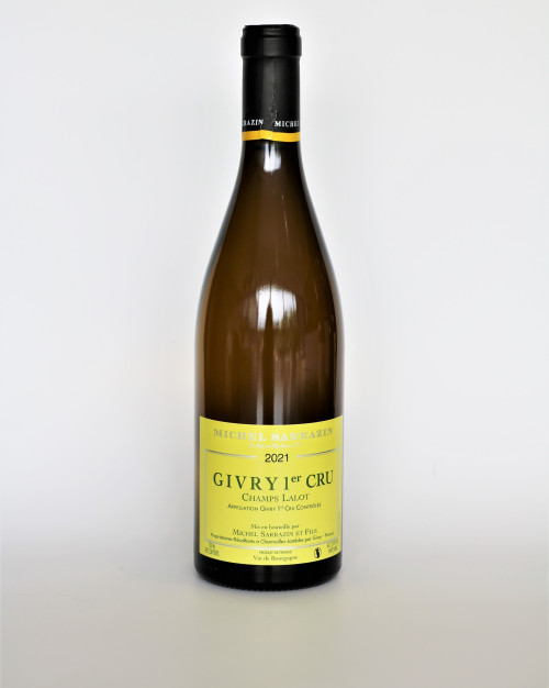 VIN BLANC - DOMAINE SARRAZIN & FILS - CHAMPS LALOT - GIVRY 1ER CRU 75CL 
