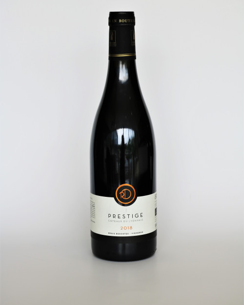 VIN ROUGE - DOMAINE REGIS DESCOTES - LES GRANDS COINS CUVEE PRESTIGE - AOC COTEAUX DU LYONNAIS 75 CL