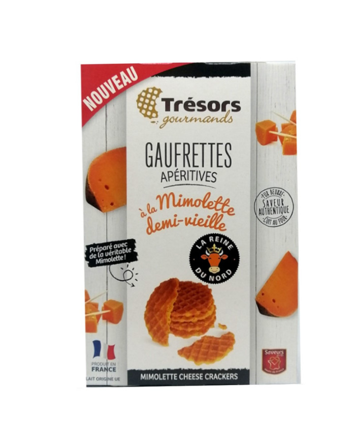 GAUFRETTES A LA MIMOLETTE 60G TRÉSORS GOURMANDS