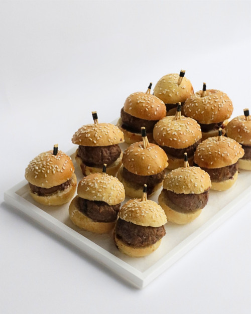 PLATEAU DE 24 MINI BURGERS DE BOEUF LIMOUSIN