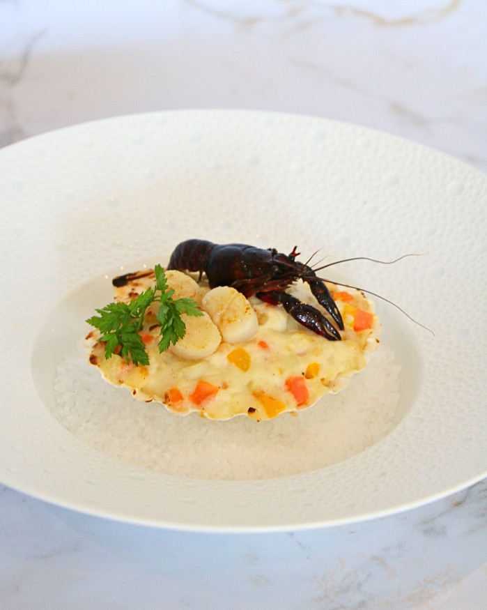 NOIX DE SAINT-JACQUES GRATINÉES