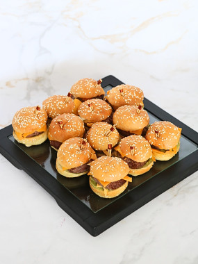 PLATEAU DE 12 MINI BURGERS VEGETARIENS