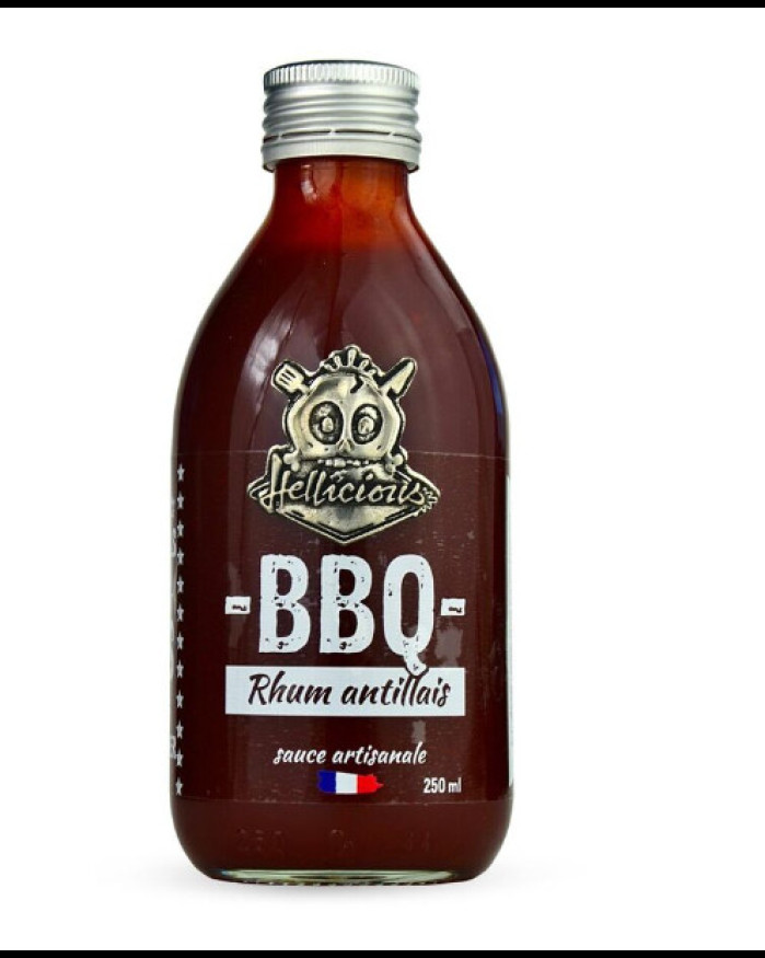 SAUCE BBQ RHUM ANTILLAIS - HELLICIOUS