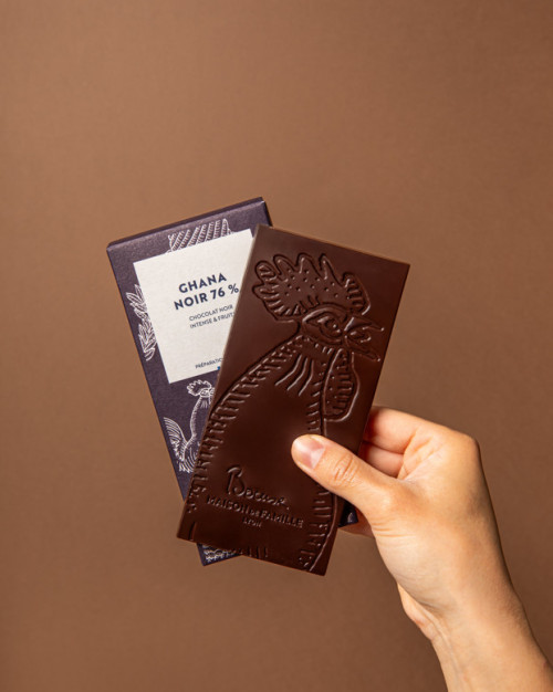 TABLETTE CHOCOLAT NOIR GHANA 76% - PAUL BOCUSE