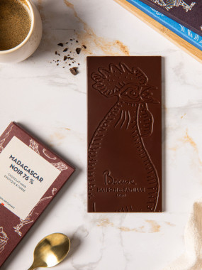 TABLETTE CHOCOLAT NOIR MADAGASCAR 76%