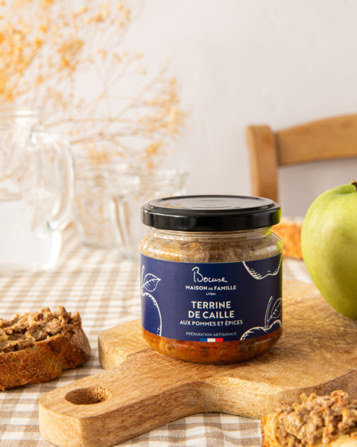 TERRINE DE CAILLE AUX POMMES & EPICES DOUCES - PAUL BOCUSE