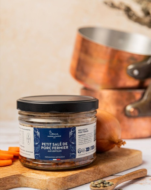 PLAT PRÉPARÉS PAUL BOCUSE - PETIT SALÉ DE PORC FERMIER AUX LENTILLES 350g