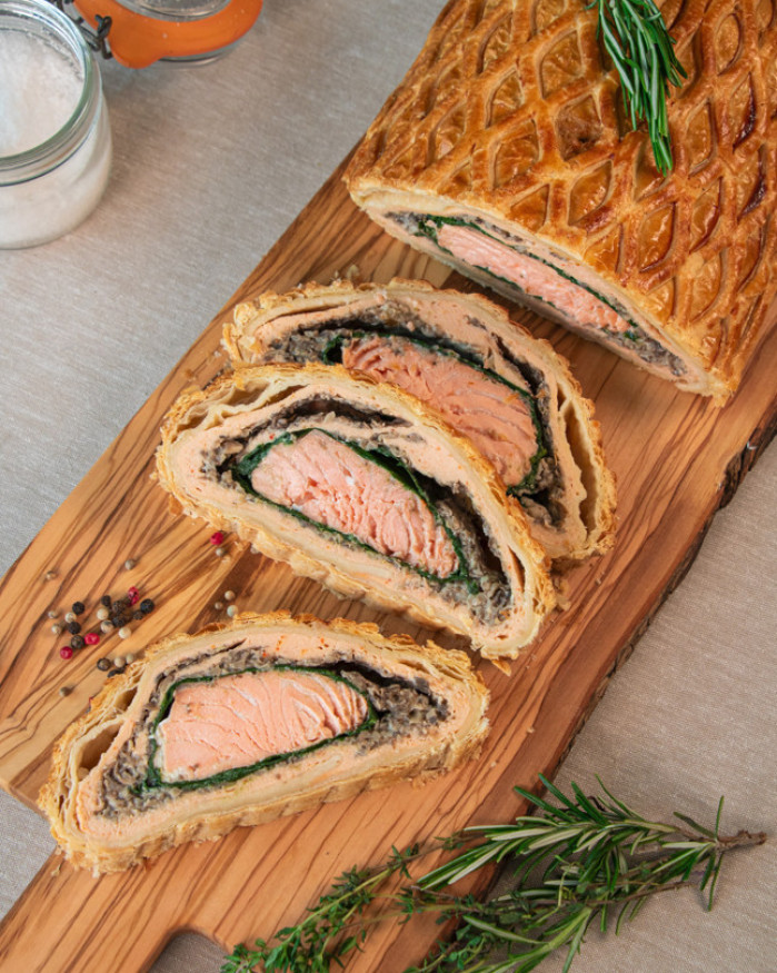 SAUMON EN CROÛTE