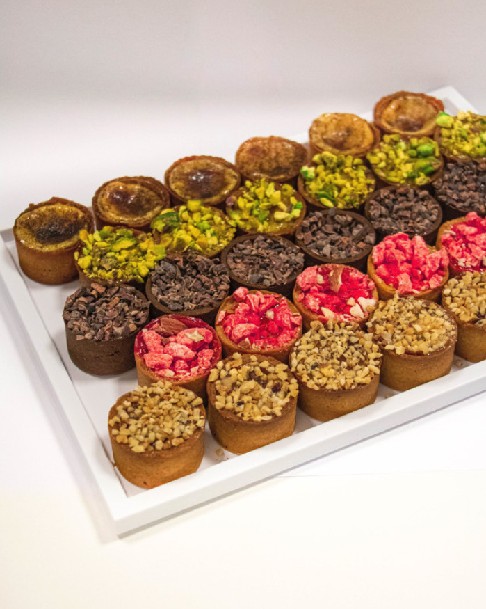 ASSORTIMENT DE 14 MINI FLANS