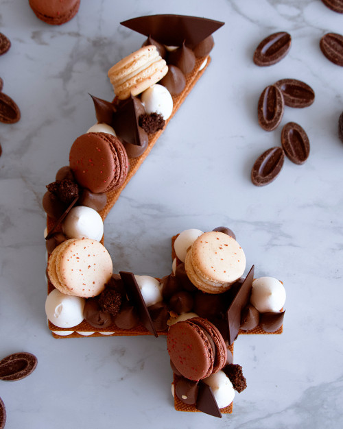 NUMBER CAKE CHOCOLAT VANILLE