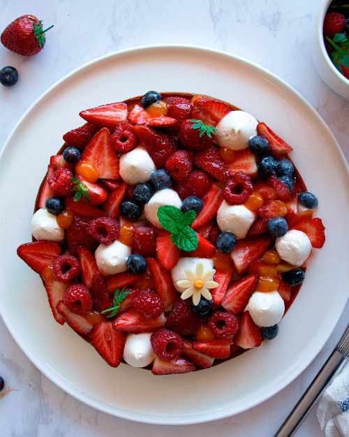 LA TARTE AUX FRUITS DE SAISON -  8 PERSONNES