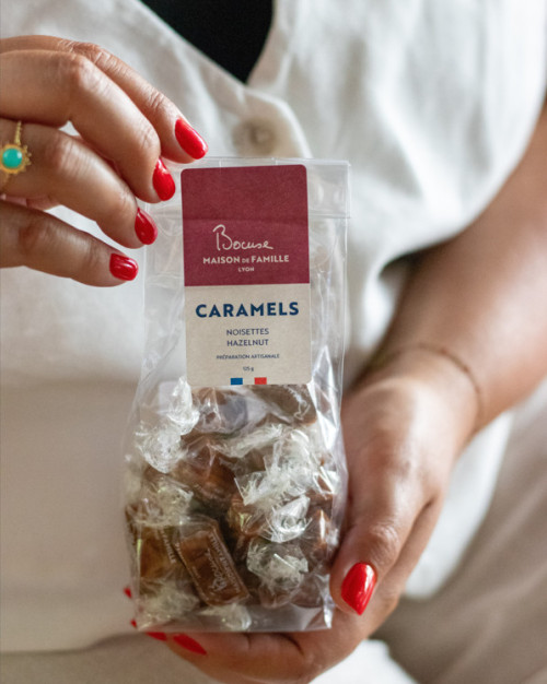 CARAMEL AU BEURRE SALE AUX NOISETTES - SACHET PAUL BOCUSE