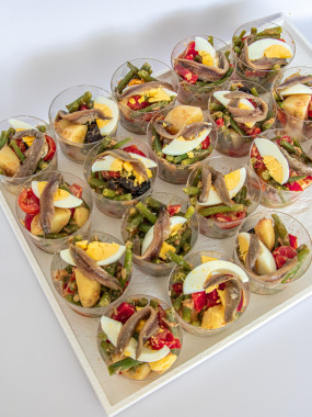 MINI SALADES NICOISE (18 PIECES)