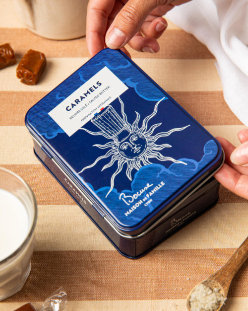 CARAMEL BEURRE SALE - BOITE METAL PAUL BOCUSE 