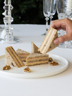 PAIN SURPRISE FOIE GRAS ET PAIN AUX NOIX