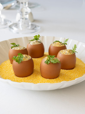 OEUFS BROUILLÉS À LA TRUFFE MÉLANOSPORUM 