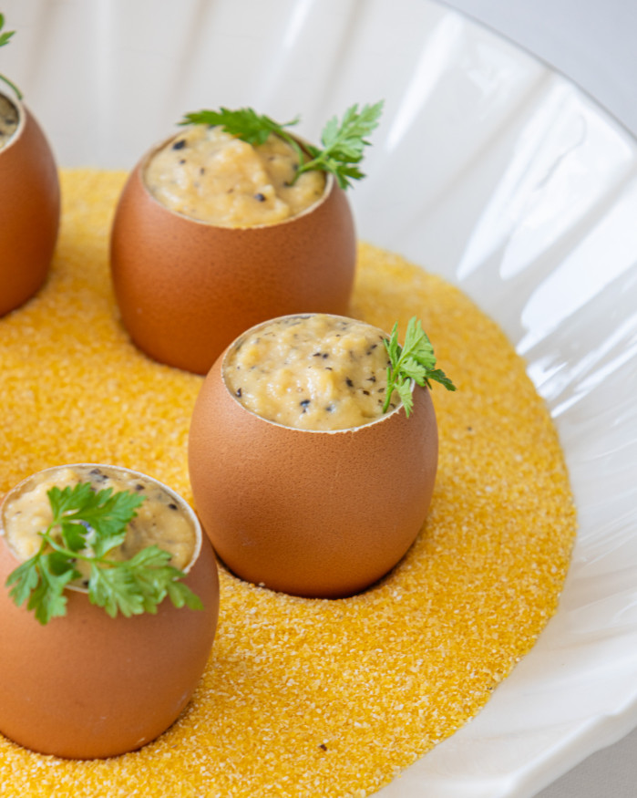 OEUFS BROUILLÉS À LA TRUFFE MÉLANOSPORUM 