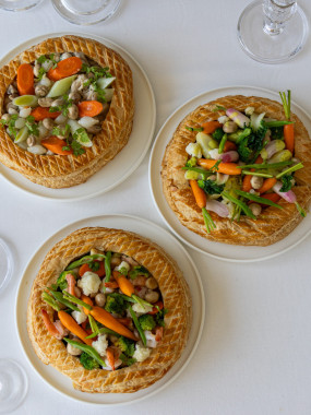 VOL AU VENT DE CREVETTES ET ST JACQUES