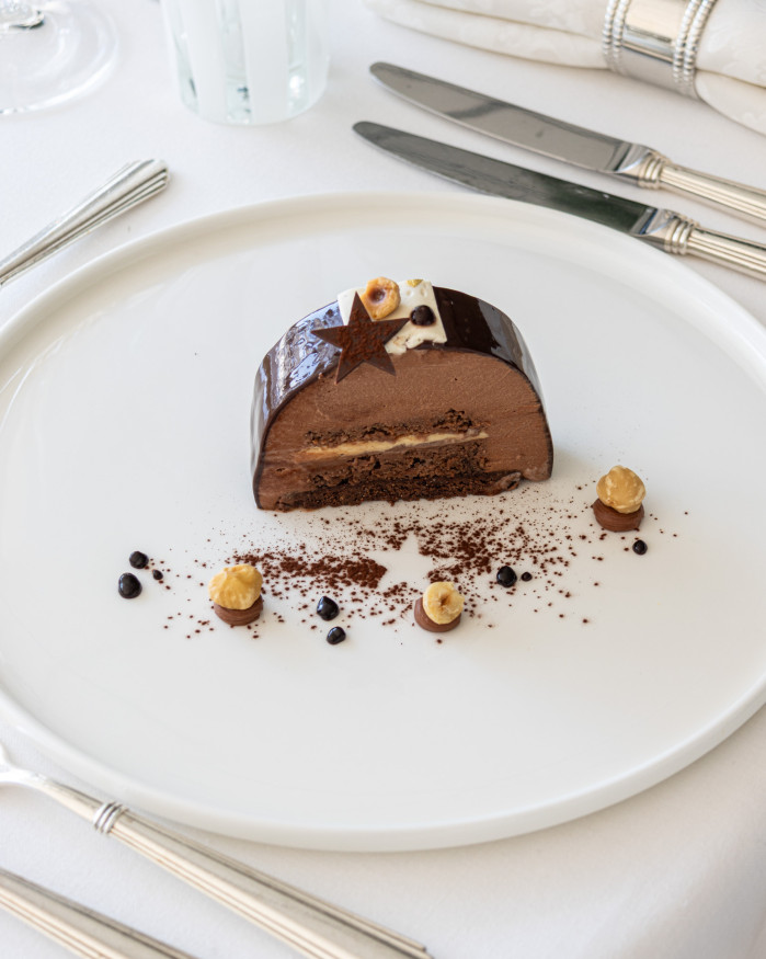 BÛCHE VANILLE & CHOCOLAT - INDIVIDUELLE