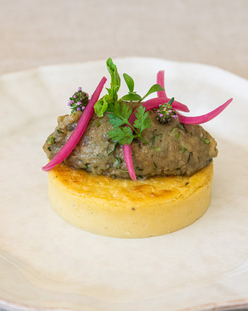 PANISSE AU THYM, CAVIAR D’AUBERGINE