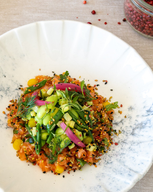 TARTARE DE SAUMON FRAIS