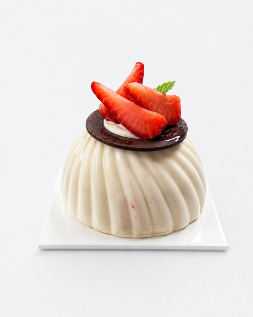 LE DESSERT DE LOUISE - ENTREMET FRAISE GINGEMBRE 