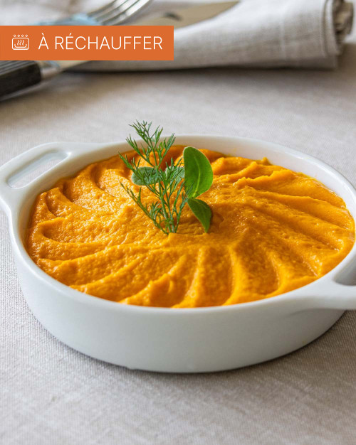 FINE PURÉE DE CAROTTES CURCUMA (À LA PART)