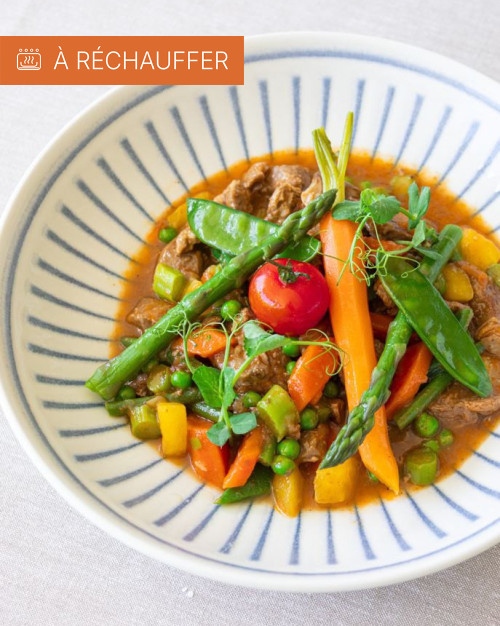 NAVARIN D'AGNEAU ET LEGUMES PRIMEURS (POUR 8 PERSONNES) 