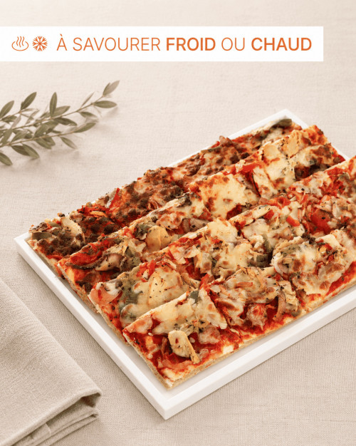 PLATEAU MINI PIZZAS VÉGÉTARIENNES 16 PIECES