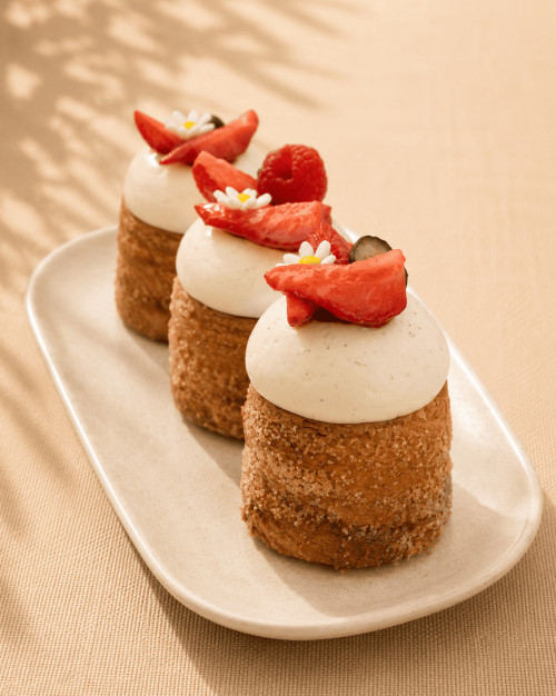 ROLL GOURMAND AUX FRUITS ROUGES